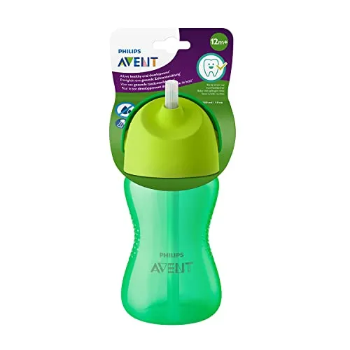 Philips AVENT SCF798/01 Strohhalmbecher, aus Silikon, grün von Avent