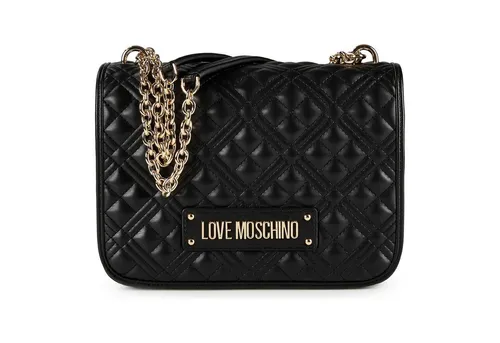 Love Moschino Quilted Schultertasche 26 cm schwarz TAS057592 - Entdecken Sie die Love Moschino Quilted Schultertasche: stilvoll, langlebig und mit durchdachter Innenausstattung. Der verstellbare Umhängeriemen sorgt für optimalen Tragekomfort und ergänzt jedes Outfit perfekt.