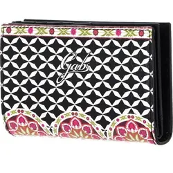 Gabs Geldbörse GMONEY14 – Elegante Floral-Geldbörse für Frauen - Geldbörsen im stilvollen Floral-Design aus hochwertigem Kalbsleder, bietet zahlreiche Fächer für Karten und Geld, ideal für modebewusste Frauen.