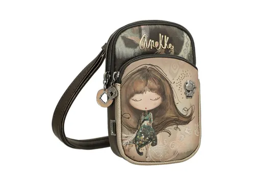 Anekke Damen Kreuztragetasche Real multicolor - Damentaschen, elegante Umhängetasche aus 100% Polyester im multicolor Design, ideal für Business und Freizeit mit praktischem Reißverschluss.