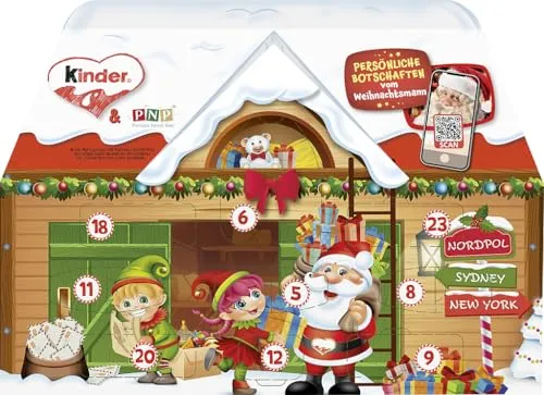 Kinder Mix 3D-Haus-Adventskalender 2025 von Kinder