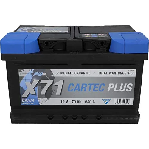 CARTEC Plus Starterbatterie (70 Ah / 640 A)