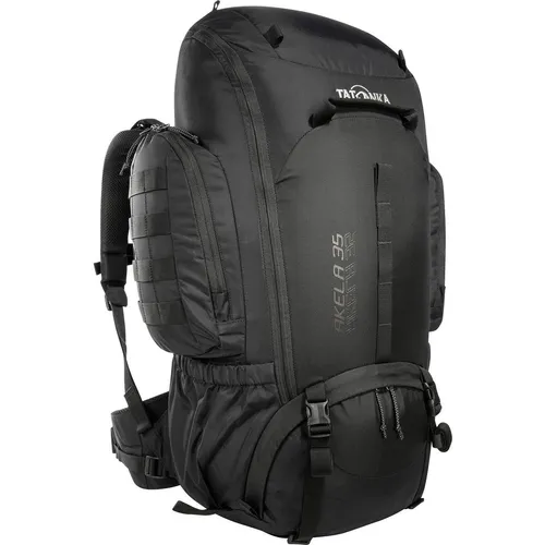 Tatonka Akela 35 black (040) - Vielseitiger Trekkingrucksack - Trekking- und Reiserucksäcke mit 35 Litern Volumen, ideal für Jugendliche. Das V Comfort Vario-Tragesystem sorgt für optimalen Sitz und rückenschonendes Tragen bei langen Ausflügen.