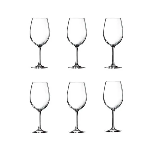 Chef & Sommelier ARC 46973 Cabernet Tulip Weinglas, 350ml - Rotweinglas aus hochwertigem Krysta Kristallglas, ideal für den perfekten Weingenuss mit einem Fassungsvermögen von 350ml – spülmaschinenfest und elegant für jeden Anlass.