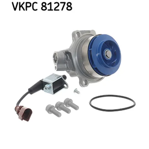 SKF VKPC 81278 Wasserpumpe für AUDI, MAN, SEAT, SKODA, VW - Hochwertige Wasserpumpe von SKF, ideal für Zahnriementriebe, sorgt für optimale Kühlung und Langlebigkeit Ihres Fahrzeugs. Passend für zahlreiche Marken.