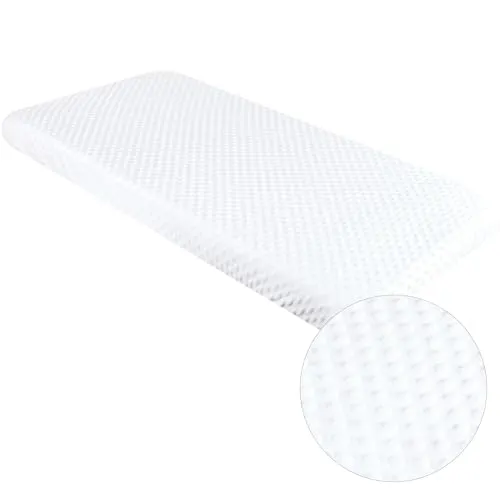 BABYLUX Spannbettlaken für Babybett Kinderbett Minky 60x120 70x140 90x200 80x160 120x200 (Weiß, 60x120cm)