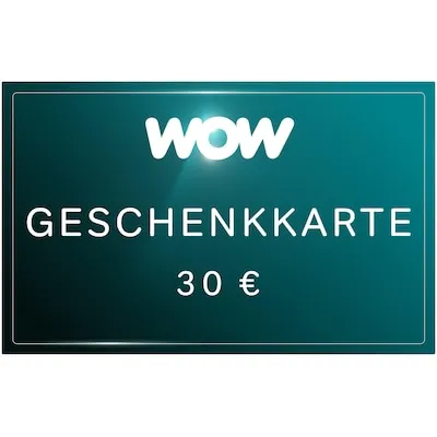 WOW Geschenkkarte 30 EUR DE