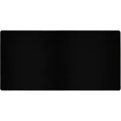 Silent Monsters Mauspad XXL 90x40cm Schwarz Gaming Mousepad Präzision Rutschfest Wasserfest, Vernähter Rand rutschfest leise Gaming Büro Office Homeoffice Mousepad schwarz 90x40cm