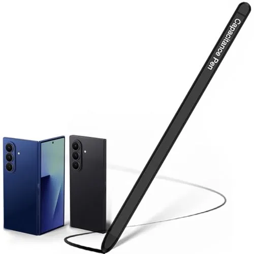 Eingabestift für Galaxy Z Fold7/Fold6/S25 Ultra, schlanke Stifte mit Metallgehäuse, Galaxy S Pen, schwarz, Ersatz für Samsung-Tablets, 5,8 mm