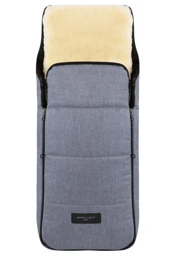 Werner Christ Kinderwagen Fußsack Cortina 2-in-1 - Fußsack für Kinderwagen, vielseitig einsetzbar mit abtrennbarem Lammfell-Inlay für jede Jahreszeit, wind- und wasserabweisend, OEKO-TEX zertifiziert.