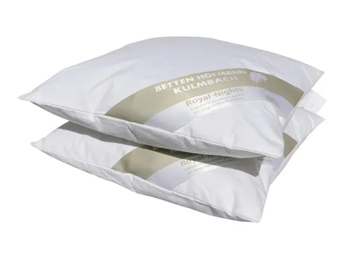 Betten Hofmann Babykissen 2 Stück - Kissen für Babys und Kleinkinder, kuschelweich und leicht gefüllt mit hochwertigen Daunen. Waschbar bis 60°C, ideal für Allergiker, made in Germany.