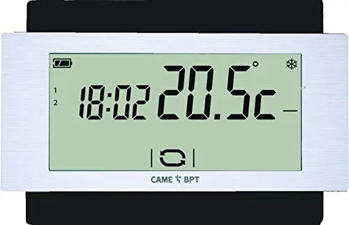 Bpt TH/500 BK 230 Cronothermostatischer Touch Wand Thermostat Heizungsregler 230V Schwarz/Weiß Modern Wandmontage