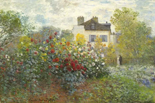 1art1 Poster Claude Monet Kunstdruck Bild - Der Garten Des Künstlers In