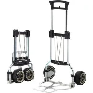 RuXXac Sackkarre Cross, klappbar, Tragkraft 100kg - Sackkarre mit klappbarem Design und pannensicheren Polymer-Rädern, ideal für den einfachen Transport von schweren Lasten.