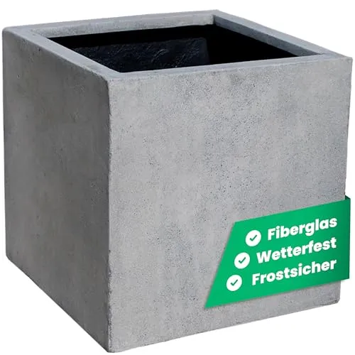 VIVANNO Pflanzkübel Fiberglas Block von VIVANNO