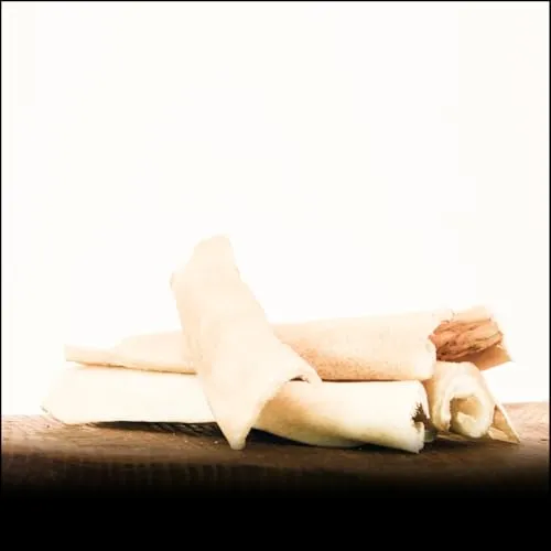 Büffelkopfhaut - 1000g || 12cm Kopfhaut Stücke, ideal zur Zahnsäuberung und Beschäftigung