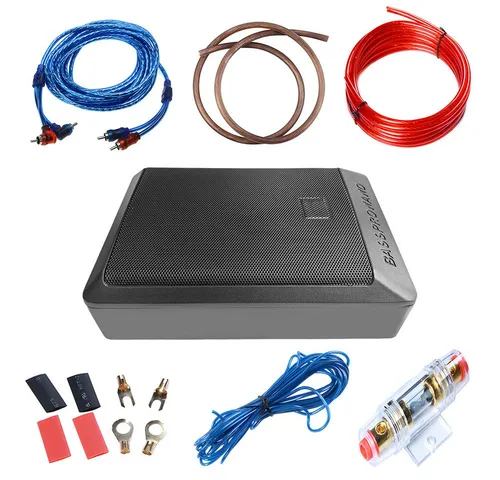 Hikity 600W Slim Under-Seat Subwoofer für Autos