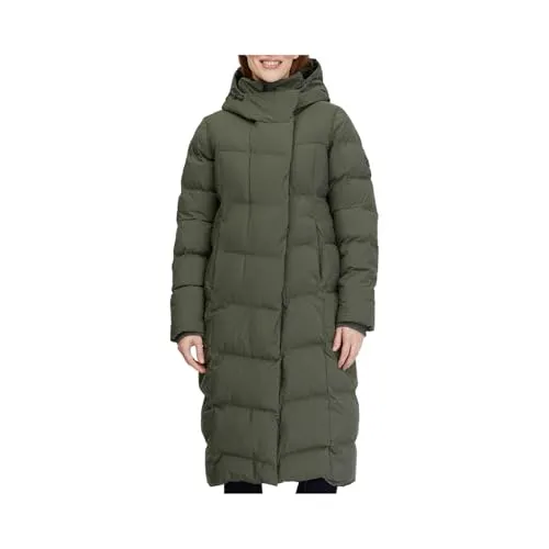 Ragwear Steppmantel PAVLA LONG - Funktionsjacke, wärmender und wasserabweisender Wintermantel mit hochschließendem Kragen und praktischen Eingrifftaschen für kalte Tage.