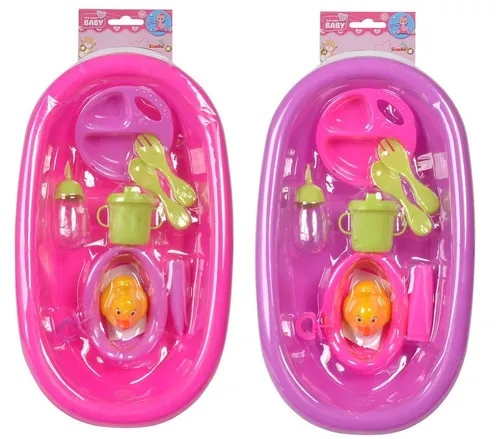 SIMBA Babypuppe New Born Baby Badewanne für alle Puppen zufällige Auswahl 105562128