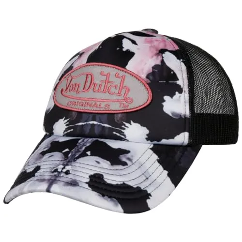 Von Dutch Trucker Cap mit Mesh-Einsatz - Trendy Snapback Cap mit atmungsaktivem Mesh für optimalen Tragekomfort und verstellbarem Sitz – ideal für stilbewusste Outdoor-Fans.