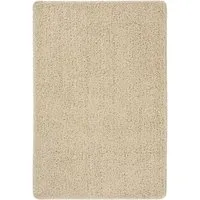 vidaXL Shaggy-Teppich Creme 140x200 cm - Rutschfest und Pflegeleicht - Teppich in Creme, 140x200 cm, mit rutschfester Latexrückseite und 20 mm Florhöhe. Weich, langlebig und ideal zum Dekorieren und Schützen Ihrer Böden. Maschinenwaschbar bei 30 °C.