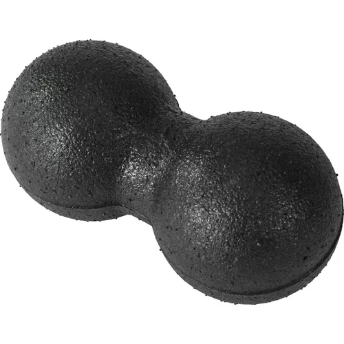GORILLA SPORTS Massageball Faszienball, Duo Ball, für Selbstmassage, für Rücken und Wirbelsäule, 1-tlg., Lacrosse Ball, Peanut-ball, 16 x 8,2 cm, Schwarz - für Faszientraining