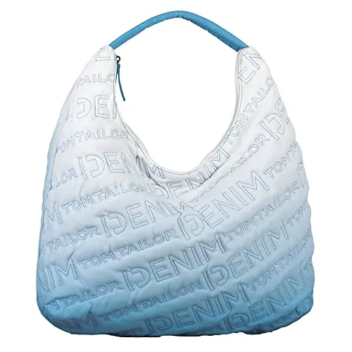 TOM TAILOR LEXA Schultertasche für Damen, Light Blue - Damen-Schultertaschen aus strapazierfähigem Nylon mit anpassbarem Tragegurt für individuellen Komfort und Stil.