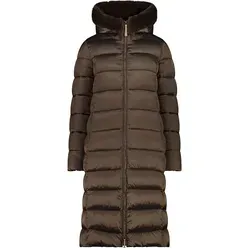 CMP Steppmantel in Braun - 48 - Funktionsjacke, wärmeisolierend und wasserabweisend, ideal für kalte Tage mit praktischen Reißverschlusstaschen und Kapuze.