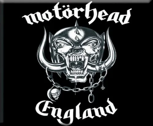 Motorhead Kühlschrankmagnet England lemmy warpig Nue offiziell 76mm x 76mm One