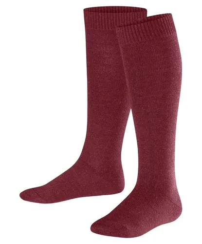 Falke Tagessocke Comfort Wool Kniestrümpfe (wärmende Merinowolle) weinrot Kinder - 1 Paar, Größe: 19-22