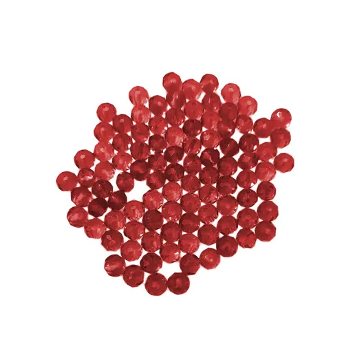 Glasperlen Facettiert zum Basteln Bastelperlen Glasschliff Kristall Perlen Glas