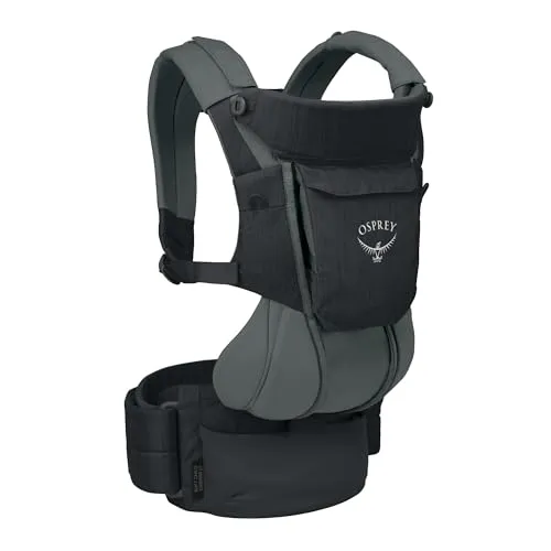 Osprey Poco Child Carriers - Deluxe Kinderrucksack mit Sonnenschutz - Babytragen für Outdoor-Einsätze mit atmungsaktivem Tragesystem, verstellbarem Sitz und maschinenwaschbarem Lätzchen - perfekt für aktive Familien.