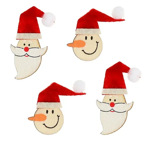 Weihnachtsdeko Figuren Santa & Schneemann Tischschmuck