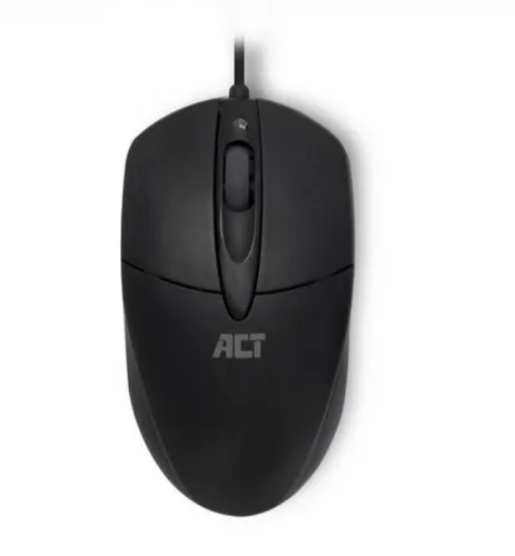 Optische Maus ACT AC5005 PC USB Mouse Computer Laptop Notebook Mäuse schwarz