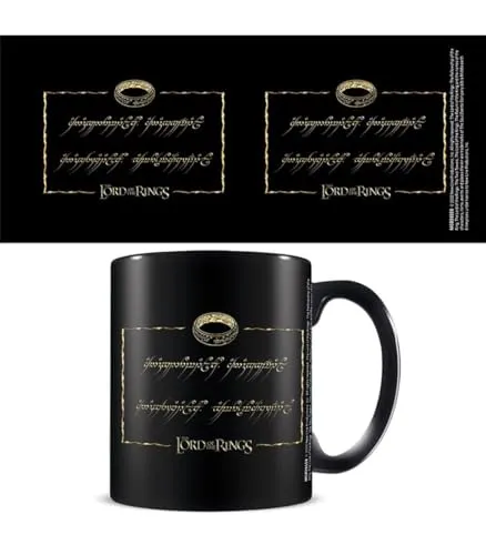 Pyramid International The Lord of The Rings (One Ring) Schwarze Tasse – 315 ml Keramiktasse – Einheitsgröße