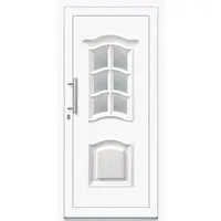 Produktbild Panto Kunststoff-Haustür Landhausstil K003 Weiß 100 cm x 200 cm Anschlag Links