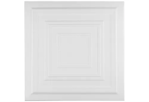 Hexim Wanddekoobjekt NR.31 - 50x50cm XPS Deckenplatten - Deko-Objekte für kreative Deckenlösungen – Leichte, feuchtraumgeeignete Platten aus XPS mit Schall- und Wärmedämmung, einfach zu montieren und überstreichbar für individuellen Stil.