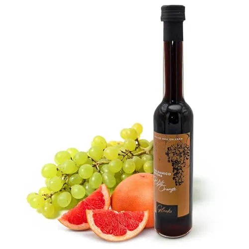 Glücks Momente Blutorange 100ml Balsamico Crema Frucht Essigzubereitung mit 3% Säure