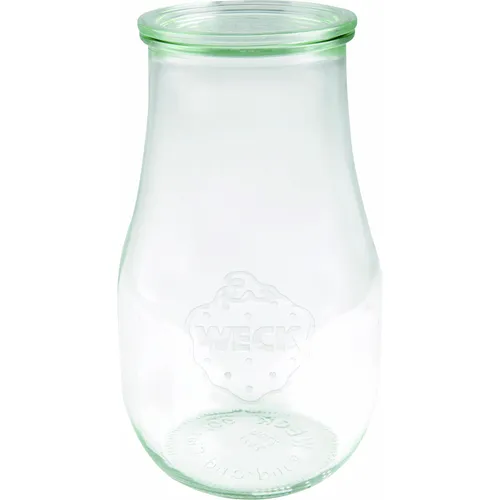 Dosen-Zentrale Weck Tulpenglas 2700 ml (Hochwertiges Einweck, Einmach Glas mit Glasdeckel zum Einkochen Hitzebest (1 Stk., 2.70 l) (28073)
