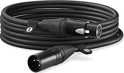 R DE XLR-6 - Hochwertiges 6 m XLR-Kabel, geräuscharm für ultraklare Signalübertragung und langlebige Neutrik-Stecker