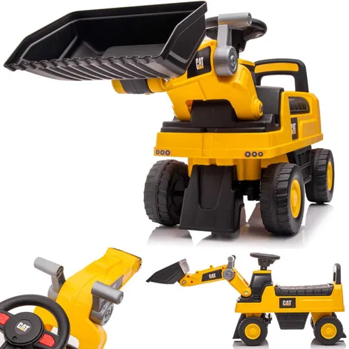 Rutscher Rutschauto Rutschfahrzeug Laderadlader CAT gelb Sun Baby