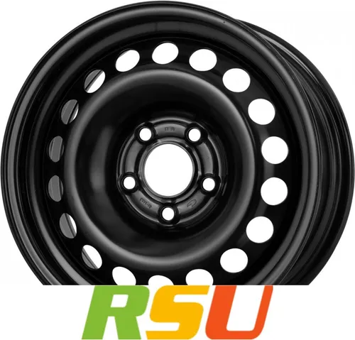 MWD 15144 Stahlfelge 6.5x15 ET35 LK5 110 ML 65.1 in schwarz von MWD