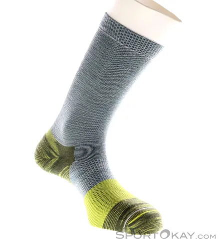 Ortovox Alpine Mid Socks Women Aquatic Ice (39-41) - Sportsocken für Damen mit optimaler Ventilation und Dämpfung, perfekt für lange Bergtouren bei warmem Wetter.