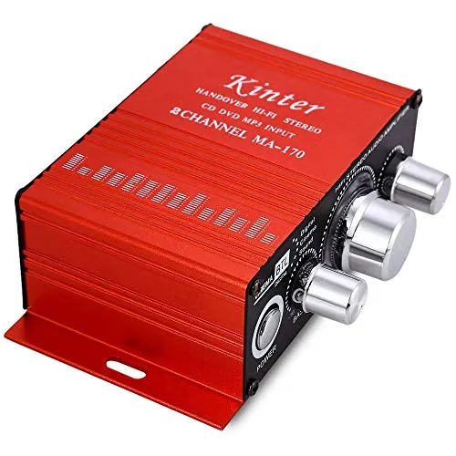 DollaTek kinter ma-170 mini 12v 20w hi-fi stereoverstärker Booster DVD mp3 Lautsprecher
