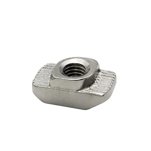 KLAK 45 - Edelstahl Hammermutter Nutenstein M6 Nut 10 für Aluprofil 45-er - 1 Stück
