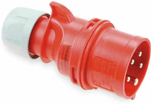 PCE CEE Stecker mit Phasenwender Shark, 5-polig, 16 A, 400 V, IP44 7015-6