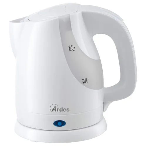 Ardes AR1K36 Wasserkocher 0,9 l, Weiß mit Wasserstandsanzeige