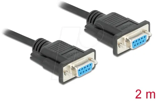 DELOCK 86605 - Kabel Seriell, RS-232, Buchse/Buchse, 2 m