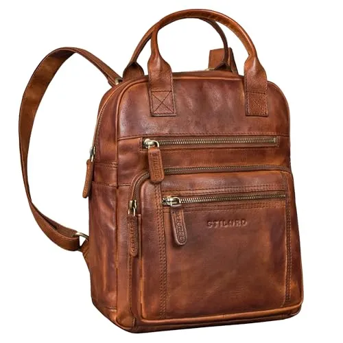 STILORD 'Zane' Freizeit-Rucksack Damen aus Leder von STILORD