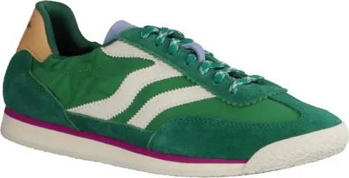 Maripe Pure V.2 Damensneaker - Trendige Doppelschnürung in Grün - Der Maripe Pure V.2 Damensneaker vereint italienisches Handwerk mit modernem Design. Die Doppelschnürung sorgt für einen individuellen Look und perfekten Sitz. Ideal für Stilbewusste, die Komfort und Eleganz schätzen.